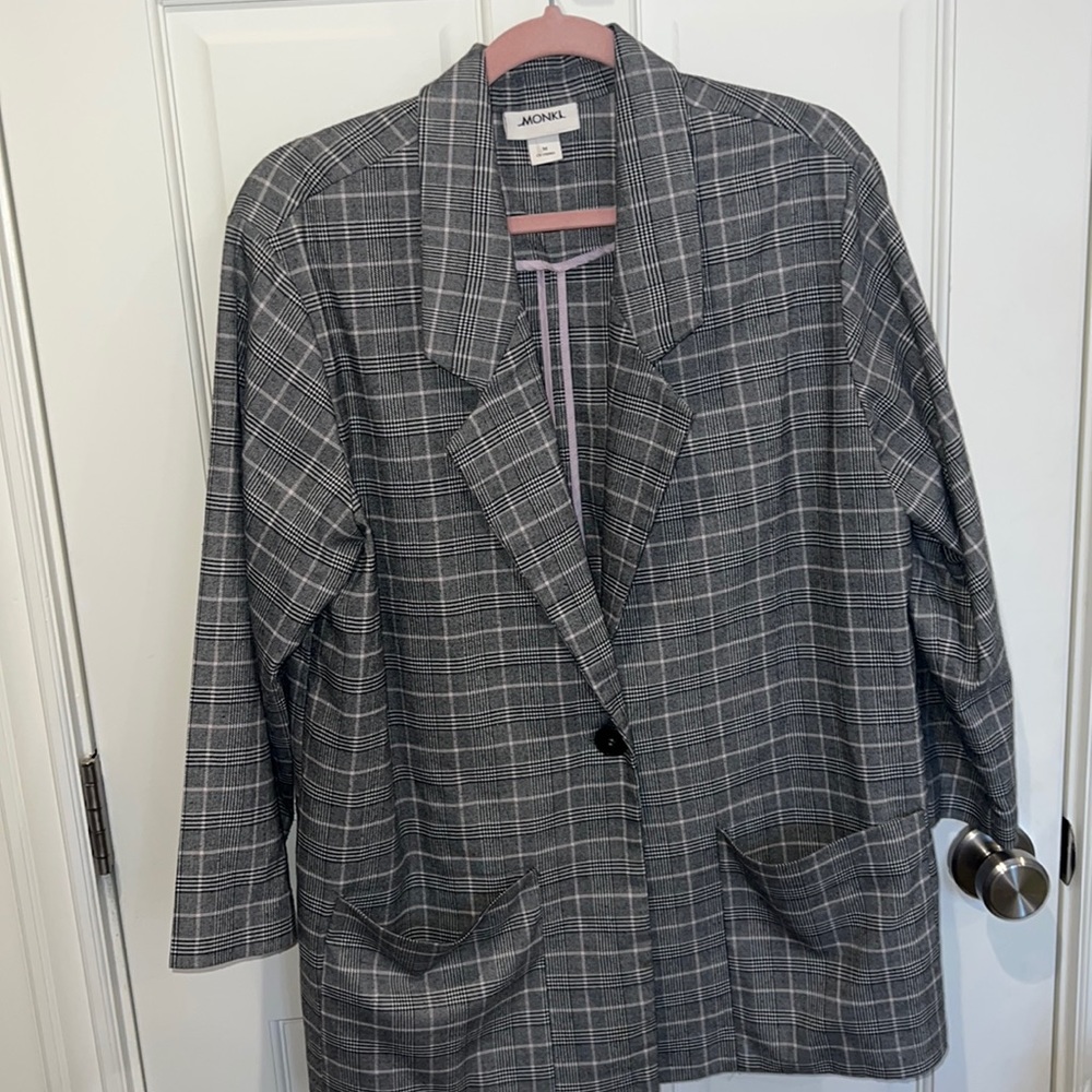 Plaid blazer